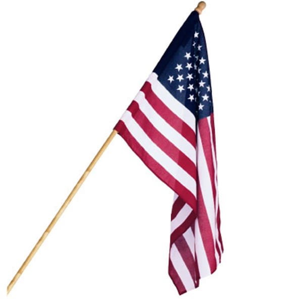 Perfectpatio 031800R 2.5 x 4 ft. Poly cotton Banner Set Fit On 5 ft. Wood Pole PE2670572 - main
